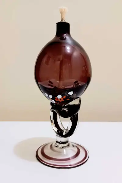 Unique Purple Amethyst Josefine Krosno Oil Lamp, View more