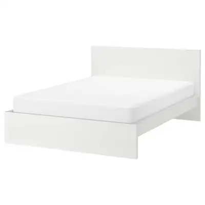 IKEA - QUEEN MALM - Bed frame (white), View more