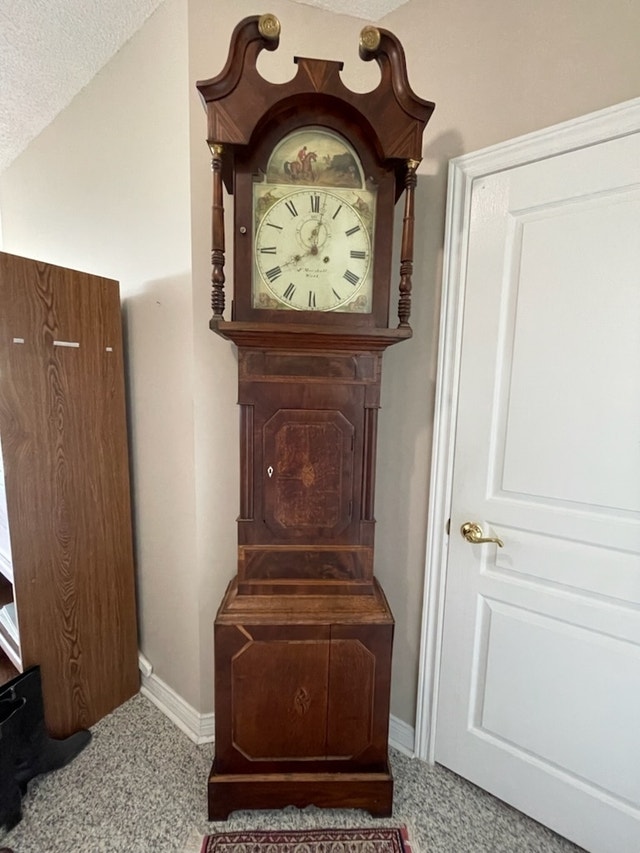 SOLD PENDING PICKUP Grandfather Clock made in England Home Décor