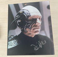 Patrick Stewart Autograph Star Trek - The Borg