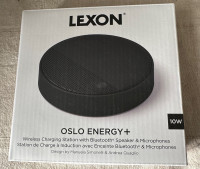 LEXON Oslo Energy+ Charging Station and Speaker | Marled grey - 