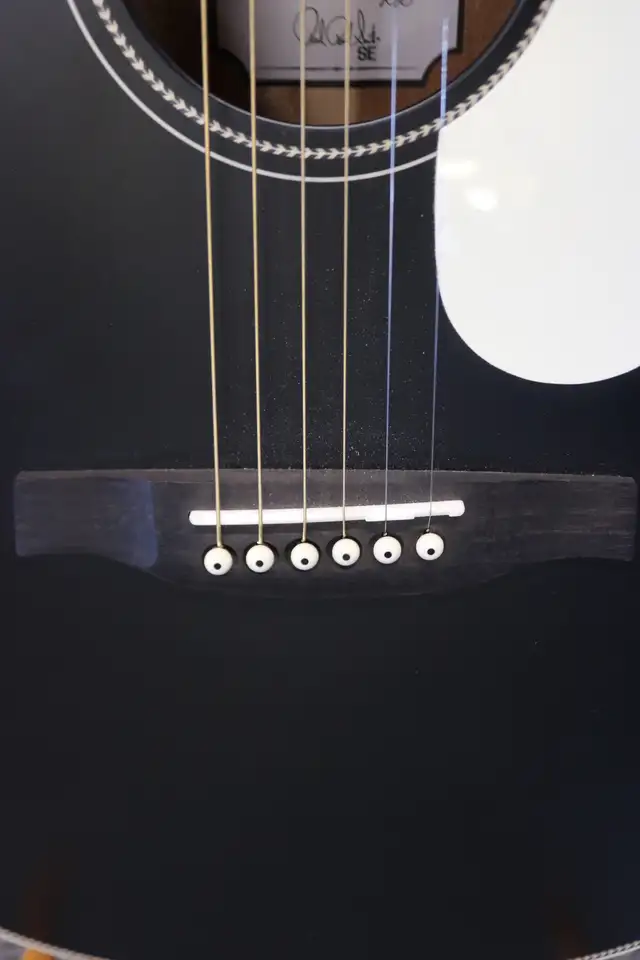 PRS SE P20- Parlor Acoustic Guitar with Gigbag - Satin Black Top in Guitars in City of Halifax - Image 6