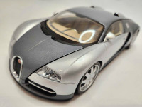 Bugatti EB 16.4 Veyron Grey / Grey 1:18 Diecast Autoart Rare