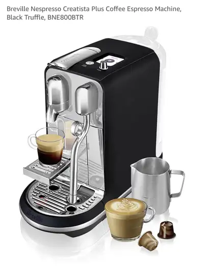 Breville Nespresso Creatista Plus Coffee Espresso Machine, View more
