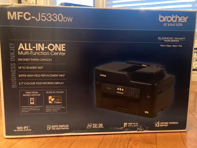 BROTHER MFC-J5330 DW ALL IN ONE PRINTER in Printers, Scanners & Fax in Kitchener / Waterloo - Image 2