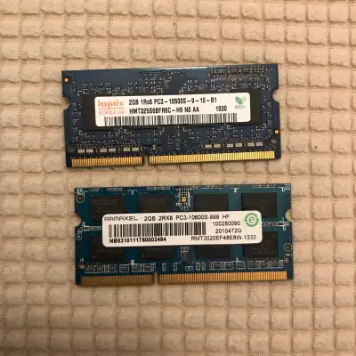 2GB DDR3 Notebook Laptop RAM Modules, View more