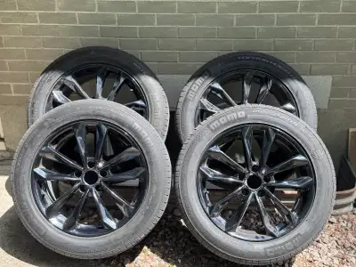 If you see this listing tires still available. Set of 4 alloy wheels with MOMO M-300 AS Sport tires...