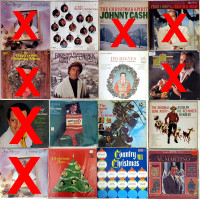 LPs - Vintage Christmas, Crooners & Instrumental Records