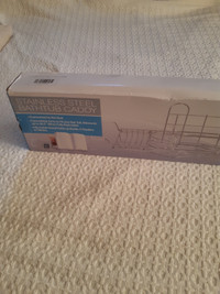 Bathtub Caddy stainless steel.   Never been used.   Brand new.