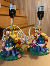 2 Lampes Winnie the Pooh pour chambre d’enfant 