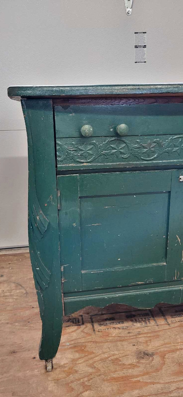 Antique Painted Cabinet in Hutches & Display Cabinets in Trenton - Image 4