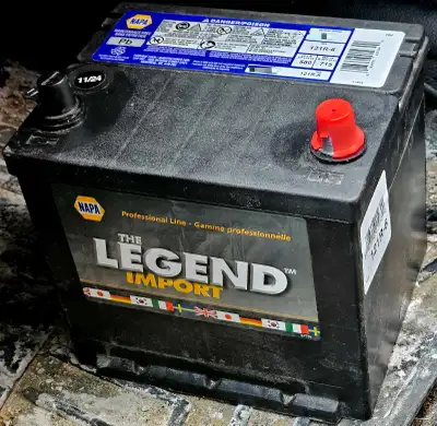 This battery was switched out when it needed 3 boosts over 24hrs at -20C. Only 17 months old, has no...
