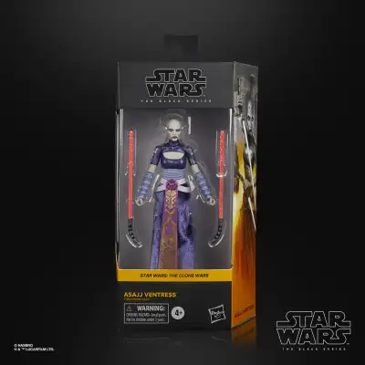 Star Wars Black Series Clone Wars Asajj Ventress Action Figures, View more