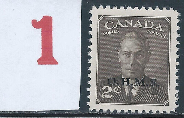 TIMBRES CANADA No. O-13 Bel Assortiment de Qualité et Prix (AUD) dans Art et objets de collection  à Trois-Rivières