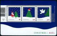 TIMBRE CANADA Feuillet No. 2954 Noël 2016