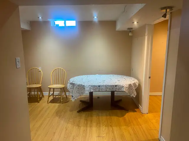 Basement for Rent. 1 Spacious Bedroom.