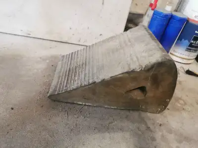 Large size wheel choke for trailer or camper 9 inch wide and 13 in long See picture