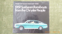 1969 Chrysler Sunbeam Runabouts Car sales Brochure, in Penticton