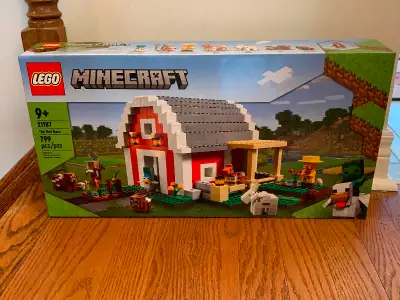 Lego Minecraft The Red Barn #21187 - $150 This 799 piece set was released in 2022. New in sealed box...