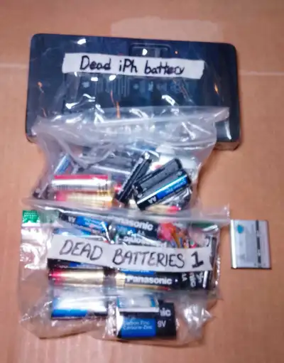 Free Dead 9 volt, AA and AAA Batteries, View more