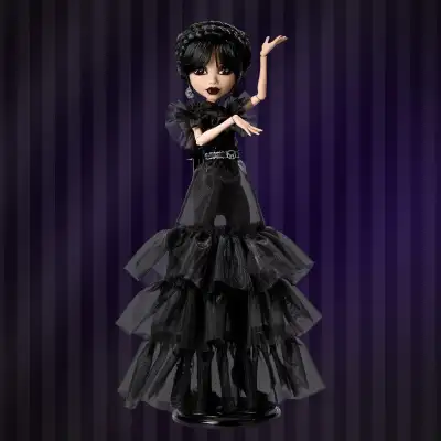NEW Monster High Rave’N Dance Wednesday Addams Doll, View more