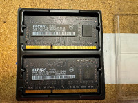 LOT OF 2 ELPIDA 4GB EBJ40UG8EFU0-GN-F 1RX8 PC3L-12800S-11-12-B4