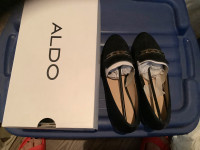 NEW Aldo Black  Leather shoes
