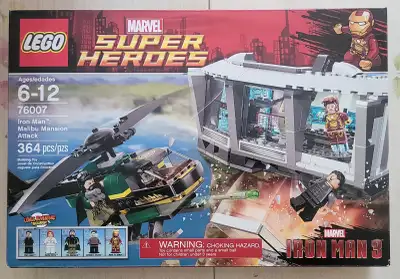 LEGO 76007 Iron Man Malibu Mansion Attack - New & Sealed, View more