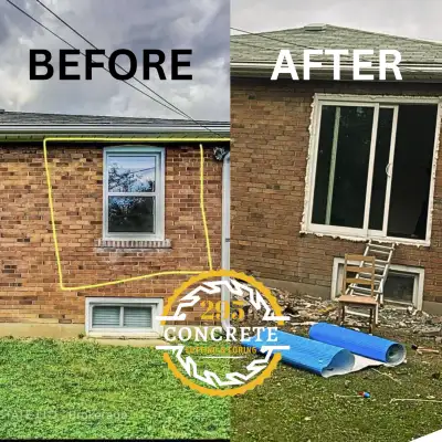 TRANSFORM YOUR HOME WITH EXPERT CONCRETE CUTTING Specializing in: Egress Window Installation Window...