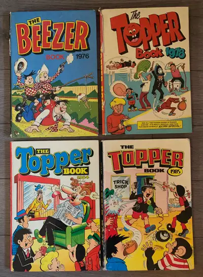 Four Classic British Comic Books for Sale, View more