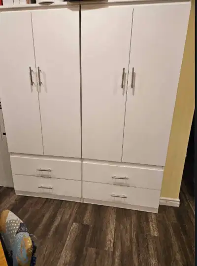 White Wardrobe Cabinet, View more