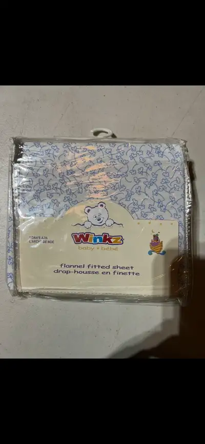 Brand New Flannel Fitted Crib Sheet