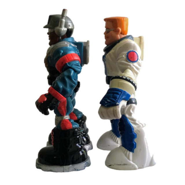 Vintage 2 figurines Mattel ''Rescue Heroes'' 2001   2004 dans Jouets et jeux  à Saint-Hyacinthe - Image 3