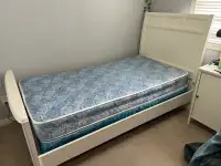 Twin size panel bed frame 