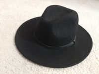 Panama Hat - Le Chateau - 100% Wool - Black