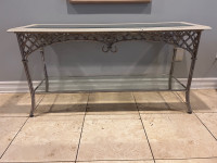Glass Entryway Table