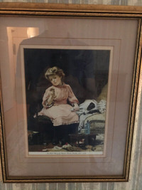 CHARLES BURTON BARBER - NOT MUCH WRONG - REPRODUCTION 9.5HX7W