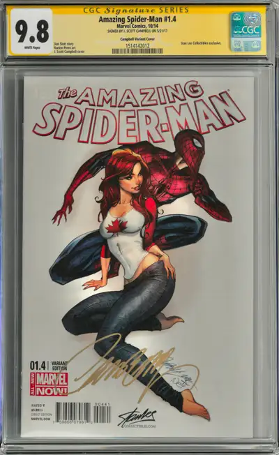 Amazing Spider-Man #1.4 CGC 9.8 Signature Series, View more