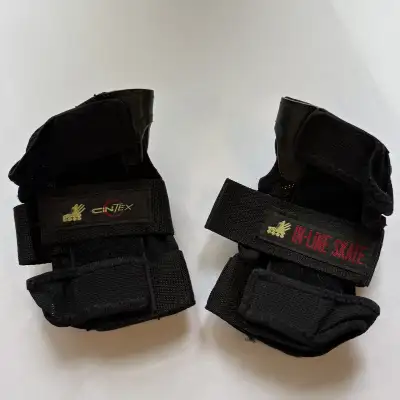 Cintex Inline Skate Black Mesh Wrist Guards Adult Size XL, View more