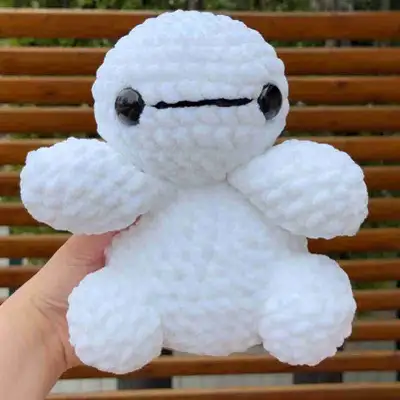Handmade crochet Baymax from big hero 6 movie Pick up in spruce grove or can be arranged to pick up...