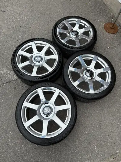OEM 21"RollsRoyce Wraith/Dawn/Ghost rims(5x120)+ Michelin+ TPMS Set of Authentic 21 inch Rolls Royce...
