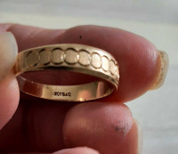 Solid 10k Gold Ring/Band Size 9- $200