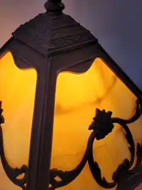 1800s SLAG LAMP