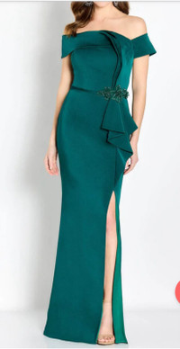 Mother of the bride green dress