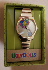 PRICE DROP!!!  Ugly Dolls Gold Watch Mint In Box