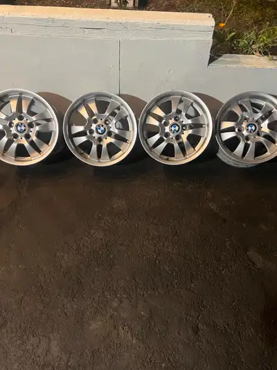 BMW OEM rims for sale. 16” rims 5 lugs 120mm bolt pattern.