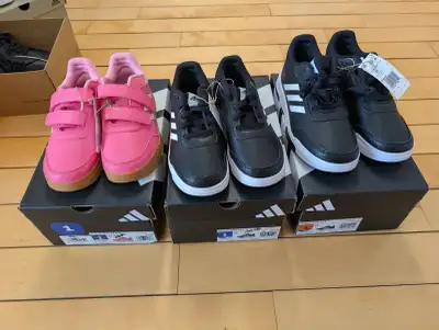 Kids Shoes, adidas, Tensaur Sport, 1,4,6.(black)4(pink) New..$20, View more