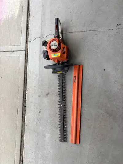 Stihl HS 45 gas hedge trimmer price reduction, View more
