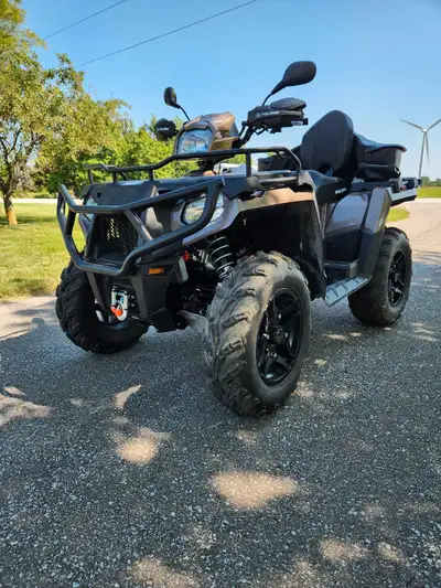 '22 Polaris Sportsman 570 Touring Premium, in new condition. 347kms and 16.8 engine hours. It has th...