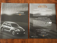 2001 Chrysler PT cruiser brochure